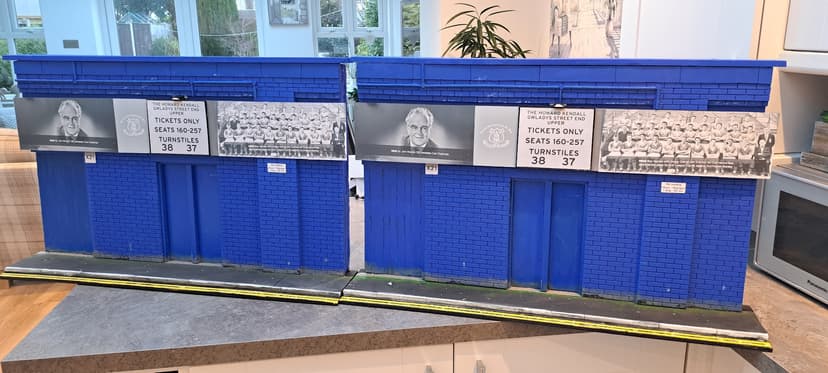 Extended version of Goodison gwladys street turnstile 37-38