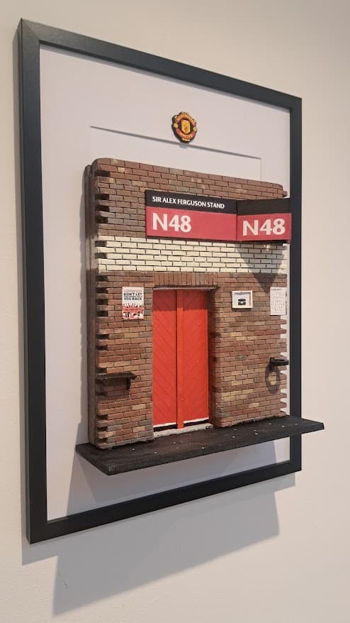 Framed Turnstile N48 Sir Alex Ferguson Stand