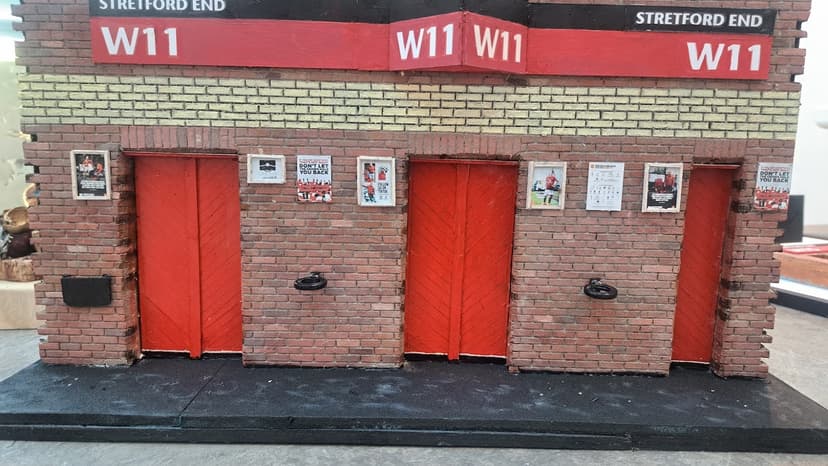 Gate W11 on stand Stretford End