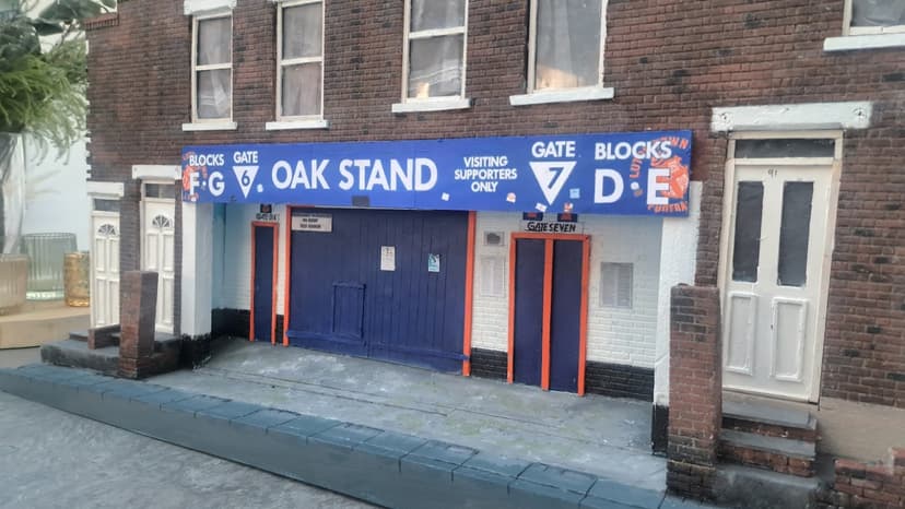 Kenilworth Road Oak Stand turnstiles 6-7