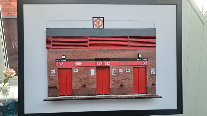 Old Trafford E32 Large framed