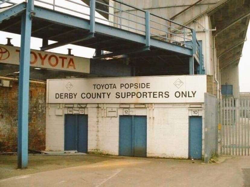 Baseball Ground . Popside Stand