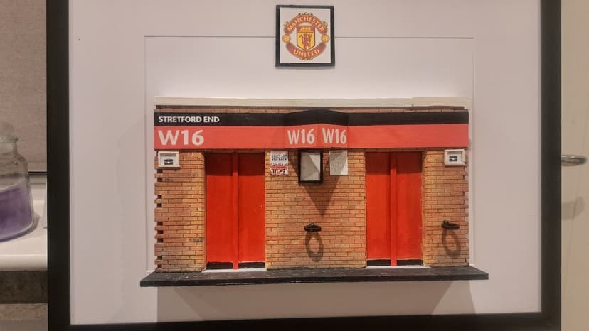" gate framed W16 Stretford End model
